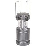 Campinglamp met 9 opvouwbare LED's zwart