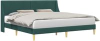 vidaXL Bedframe Effen met hoofdeinde verbindingplaat