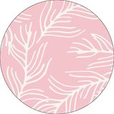 Bonateks, Ronde digitaal bedrukte muismat, antislip onderkant, voor kantoor en thuis, diameter: 22 cm