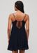 Superdry Mini Beach Cami Jurk Dames Eclipse Navy
