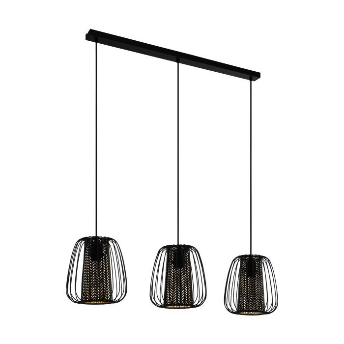 EGLO Curasao Hanglamp - Zwart - Staal - 99662