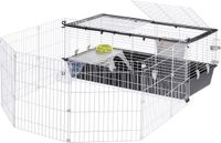 Ferplast Parkhome 120 Uitloopren - Dierenverblijf - 118x164x56 cm Zwart