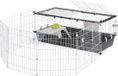 Ferplast Parkhome 120 Uitloopren - Dierenverblijf - 118x164x56 cm Zwart