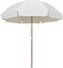 vidaXL Parasol met stalen paal 300 cm zandkleurig