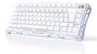 Logitech Clavier de jeu - 75% - Sans fil - Mécanique - Qwertz - Blanc