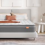 Sweetnight Hybride pocketveringmatras, 150 x 200 x 20 cm, traagschuimmatras met gel-traagschuim, dikte 20 cm, bewegingsisolatie, ondersteunend, ademend en comfortabel