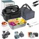 Chauffage Électrique Lunchbox 1.5L-2.5L 60W-90W 12/220V Doublure Inox Chauffe-Plats Portable Bento Box Contenant Alimentaire pour Voiture