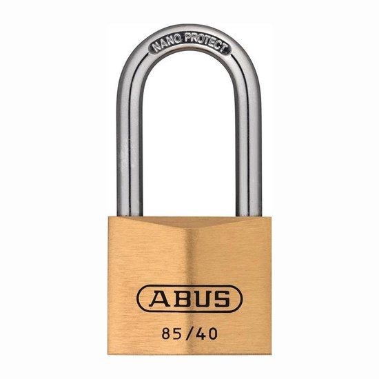 ABUS cilinder hangslot 85/40HB40 gelijksluitend 79 mm
