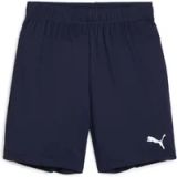 PUMA teamGOAL Shorts Jr Unisex sportbroek - PUMA Navy-PUMA White