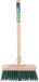 MM Eurotool Straatbezem 29 cm met harde kunstvezels en FSC-steel 140 cm