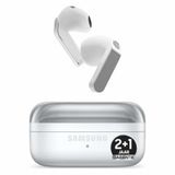 Samsung Galaxy Buds4, Draadloze Bluetooth-Oordopjes, Dynamische Speaker, Hi-Fi Codec, Kristalheldere Geluidsweergave, 360 Audio, Geavanceerde Ruisonderdrukking, Wit