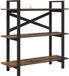 vidaXL Boekenplank Gerookt eiken 100 x 33,5 x 102 cm Bewerkt hout