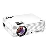 KODAK FLIK X4-thuisprojector | 4.0 LCD Compact Home Theatre-systeem Projecten tot 150 inch met 1080p-compatibiliteit en LED-lamp met helder lumen | VGA/AV/HDMI/USB/TF-ingangen
