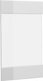 Vicco R-Line Keukenfront – 39.6 x 59 cm meubelfront voor de glazen hangkast Wit Hoogglans
