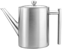 Bredemeijer Minuet Cylindre Theepot - 1.2L - Mat RVS - Dubbelwandig