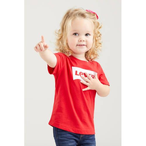 Levi's Kids T-shirt Batwing - Rood