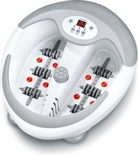 Beurer FB 50 Voetenbad - XXL - Voetmassage - Trilling-en bubbelmassage - Infraroodlicht - 3 Pedicure opzetstukken - Tot schoenmaat 46