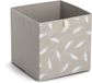 Zeller NATURE BOX boîte de rangement, 32 x 32 x 32 cm - gris
