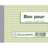 Exacompta - Ref. 13150E - 1 Manifold GOED VOOR - 50 genummerde en doorschrijvende vellen - duplicata (1 origineel + 1 kopie) - formaat 105 x 135 mm - FSC-gecertificeerd - Made in France