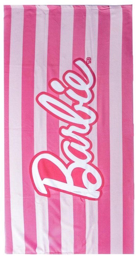 Disney Barbie Strandlaken Roze Kinderen Polyester