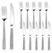 Omgoods - Service de couverts à steak 12 pièces avec manche marteau carré