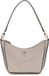 GUESS Eco Gloriana Top Zip Shoulder Bag Pewter Grijs