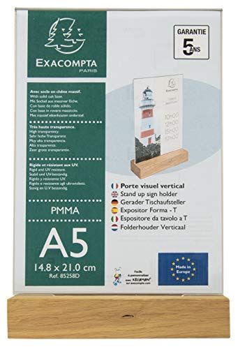 Exacompta 85258D presentatiestandaard - A5 - verticaal