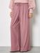 Apricot Wijdvallende broek met trekkoord en plooidetails - Roze