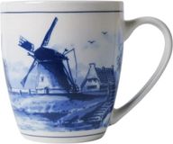 Heinen Delfts Blauw Koffiemok Delfts Blauw Molen