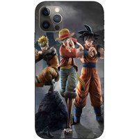 Maniacase iPhone 12 Pro hoesje Sangoku Naruto Luffy One Piece Dragon Ball Z 3D Anime manga