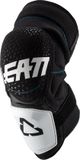 Leatt 3DF Hybrid Motocross Kniebeschermers - Zwart - Maat L-XL