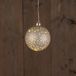B.O.T. LED bal glas champagne sterren 10cm avec minuterie éclairage de Noël