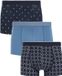 WE Fashion Heren boxershort met print, 3-pack