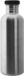Laken RVS fles 1,0L Basic Steel Bottle - Black screw cap