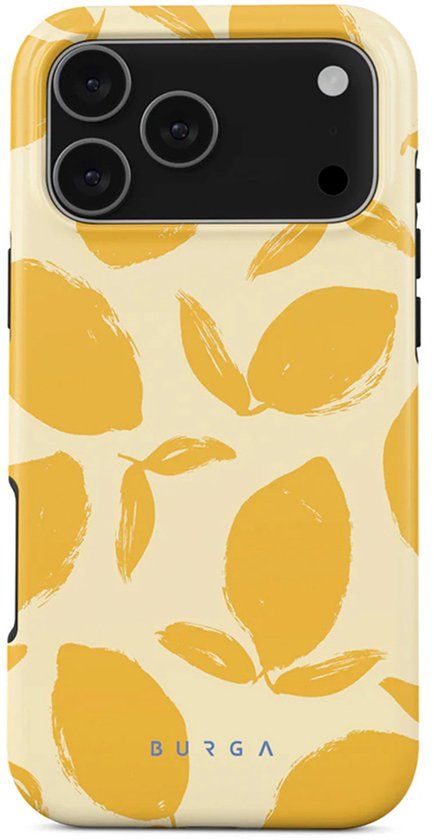 BURGA Tough MagSafe Case geschikt voor Apple iPhone 17 Pro - MagSafe - Lemon Tart