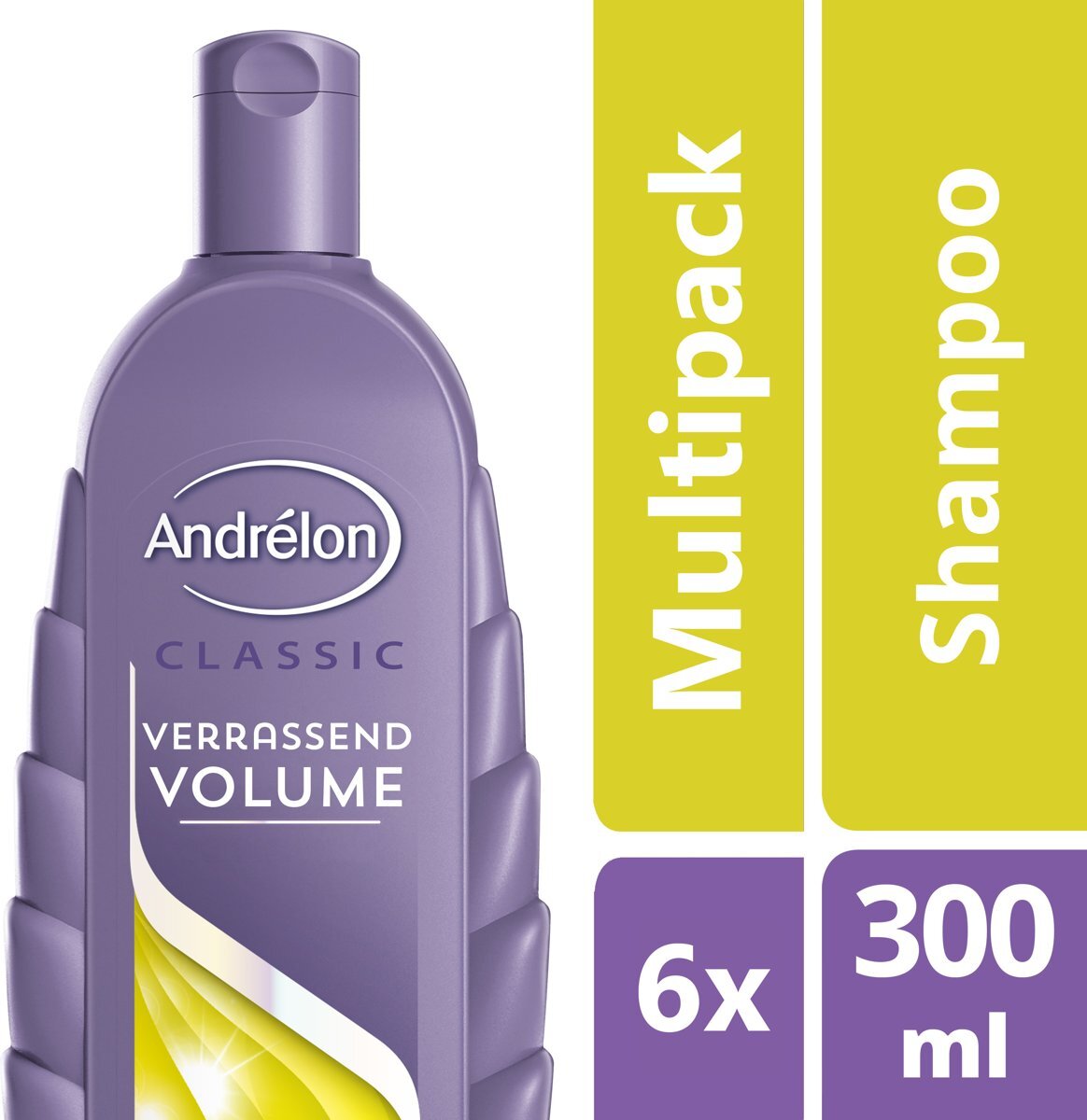 AndrÃ©lon Verrassend Volume - 6 x 300 ml - Shampoo - Voordeelverpakking
