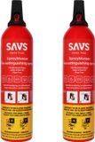 SAVS® Extincteur à mousse pour graisses 750 ml - Pack de 2 - 5A 5F