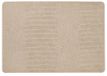 Unique Living placemats Croco lederlook - 1x - 43 x 30 cm - beige - pvc