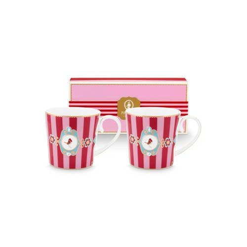 Pip Studio mok love birds (set van 2)