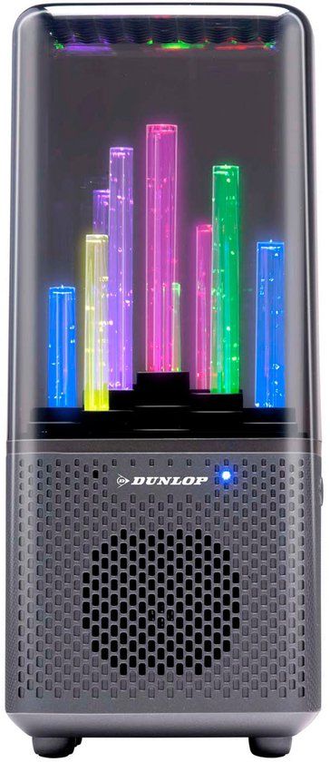 Dunlop Bluetooth Speaker met Licht - 9 LEDS - 1200mAh - Zwart
