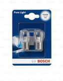 BOSCH P21W Lampe 12V 21W BA15S - 2 pièces