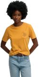 Superdry Vintage Prep T-shirt Dames Track Gold