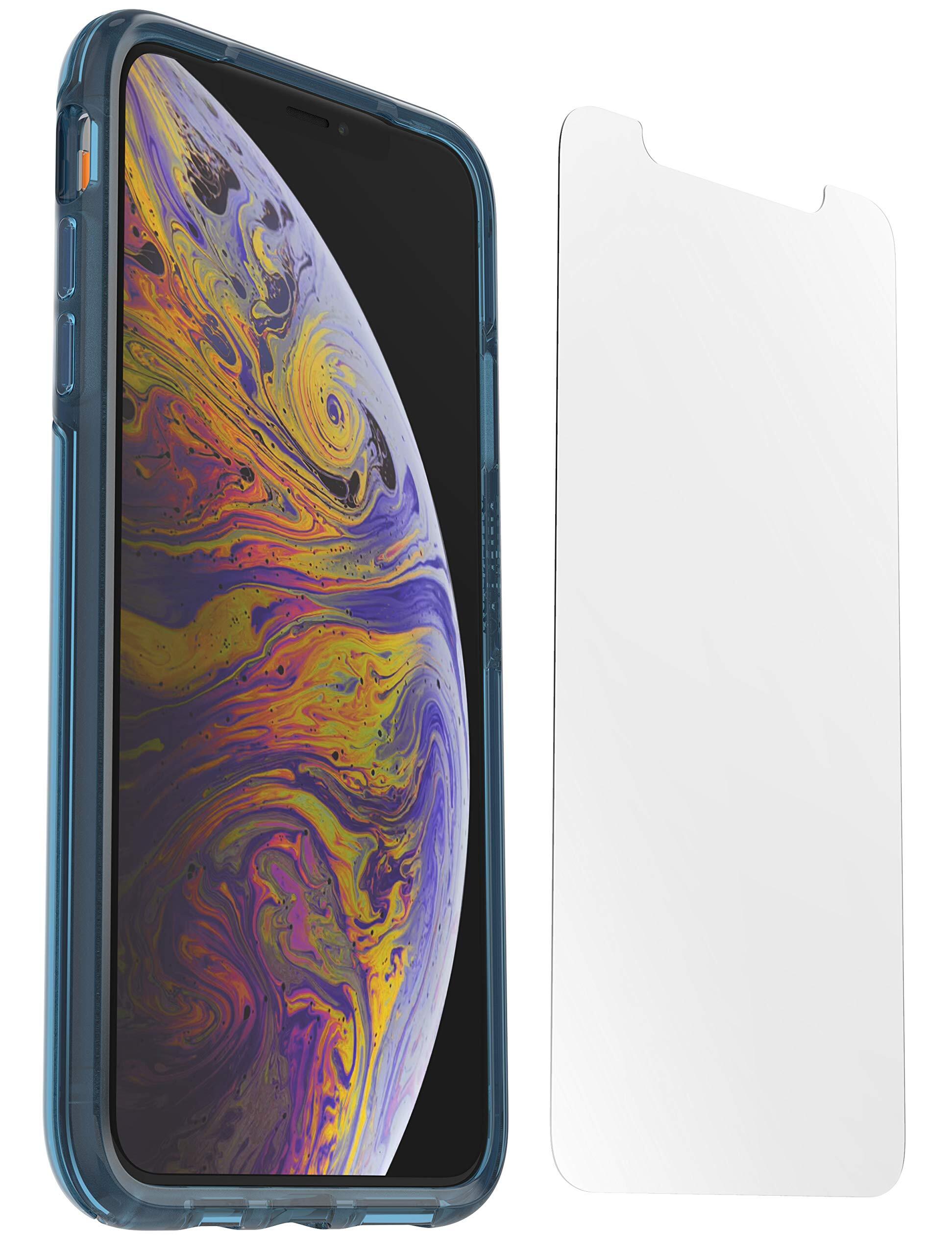 OtterBox Clear Case voor Apple iPhone Xs Max + Alpha Glass - Blauw