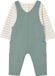 Vertbaudet Fleece babyset met T-shirt en tuinbroek