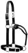 Weaver Leather 35-7376-BK Originele Verstelbare Nylon Halster met Verchroomde Hardware, Zwart, 1" Groot Paard