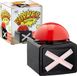 Merkloos Buzzer drukknop met rood kruis