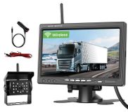 Merkloos Achteruitrijcamera 7 inch monitor draadloos IP68 nachtzicht groothoek