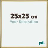 yd. Cadre photo 25x25 cm - Plastique - Or - Annecy