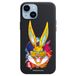 Personalaizer Bugs Bunny beschermhoes voor iPhone 15 Plus, flexibel, zwart
