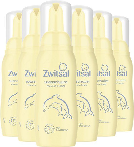 Zwitsal Wasschuim - Baby - 6 x 200 ml
